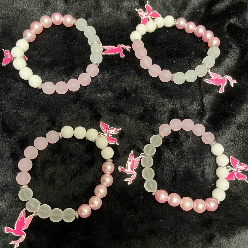 Breast Cancer Awareness 4 pcs